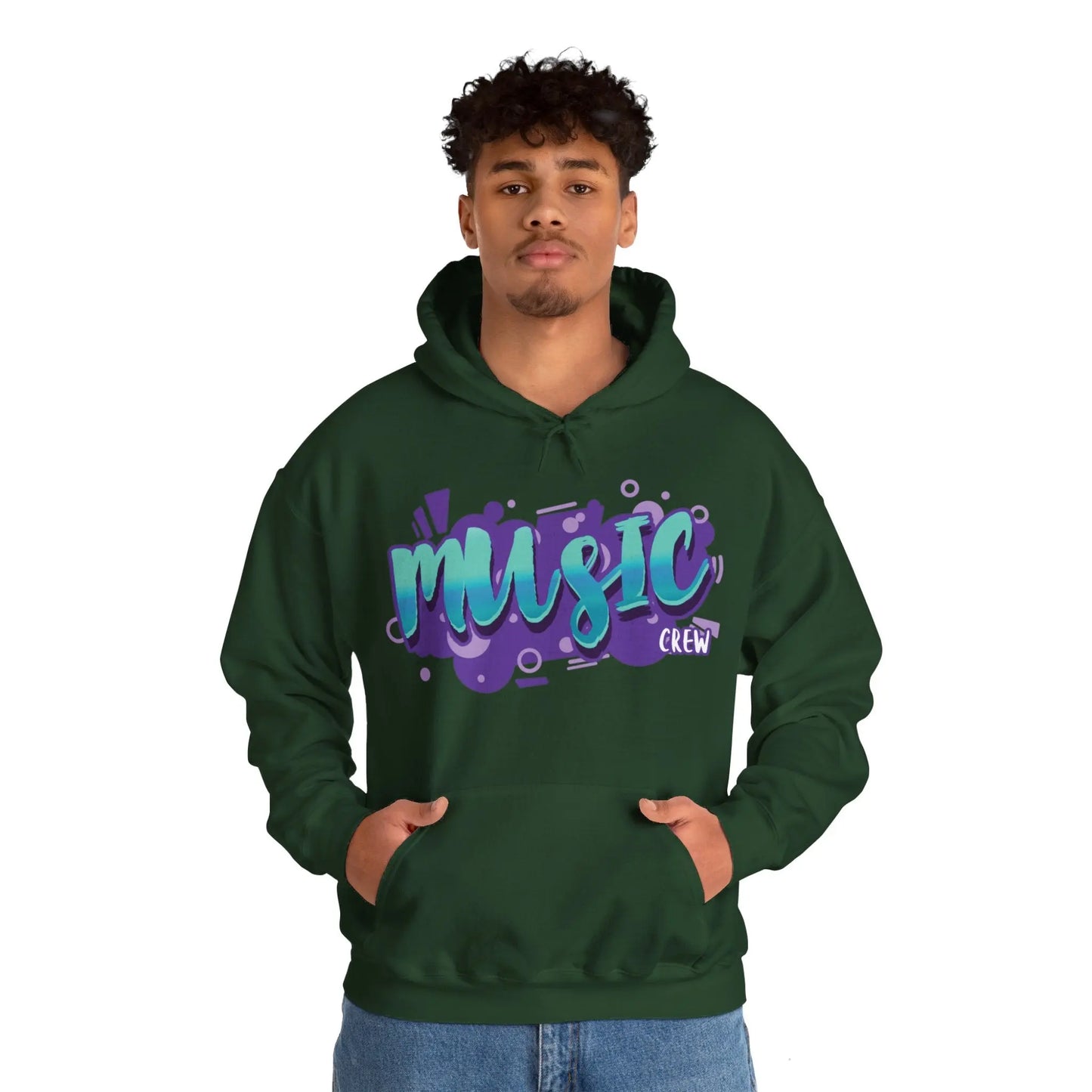 "Music Crew" Graphic Hoodie - Realm of Artists