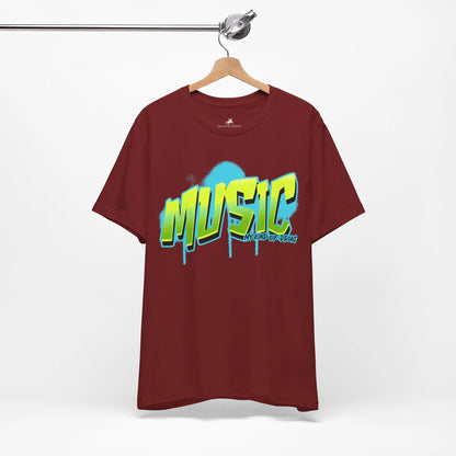 Music: My Kind of Drug Cotton T-Shirt - Cool Graphic Tee for Music Lovers | Custom Designer Print Printify