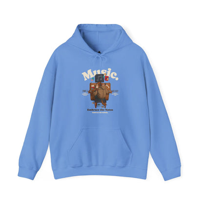 "Paws & Melody" Graphic Hoodie - Realm of Artists