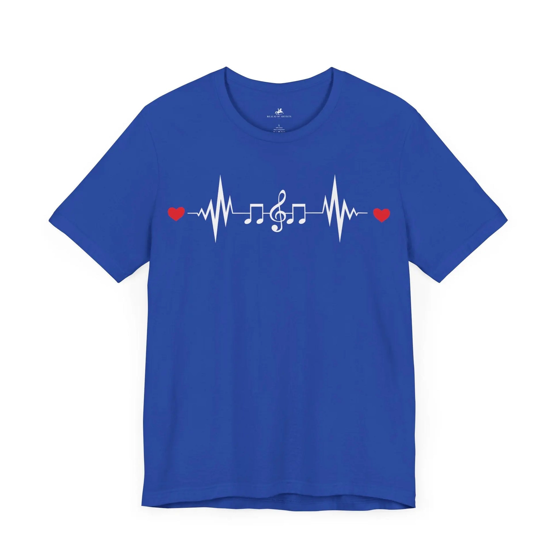 "Music Heartbeat" Graphic T-Shirt – Where Music Meets Life's Pulse Printify