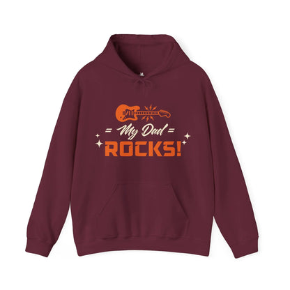 My Dad Rocks Graphic Hoodie - Cozy Tribute and Stylish Comfort Printify