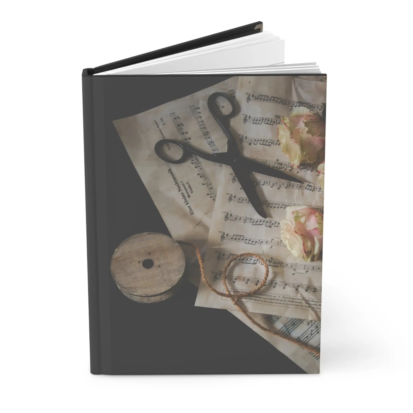 Knots & Notes Hardcover Journal: Where Creativity Meets Symphony! Printify