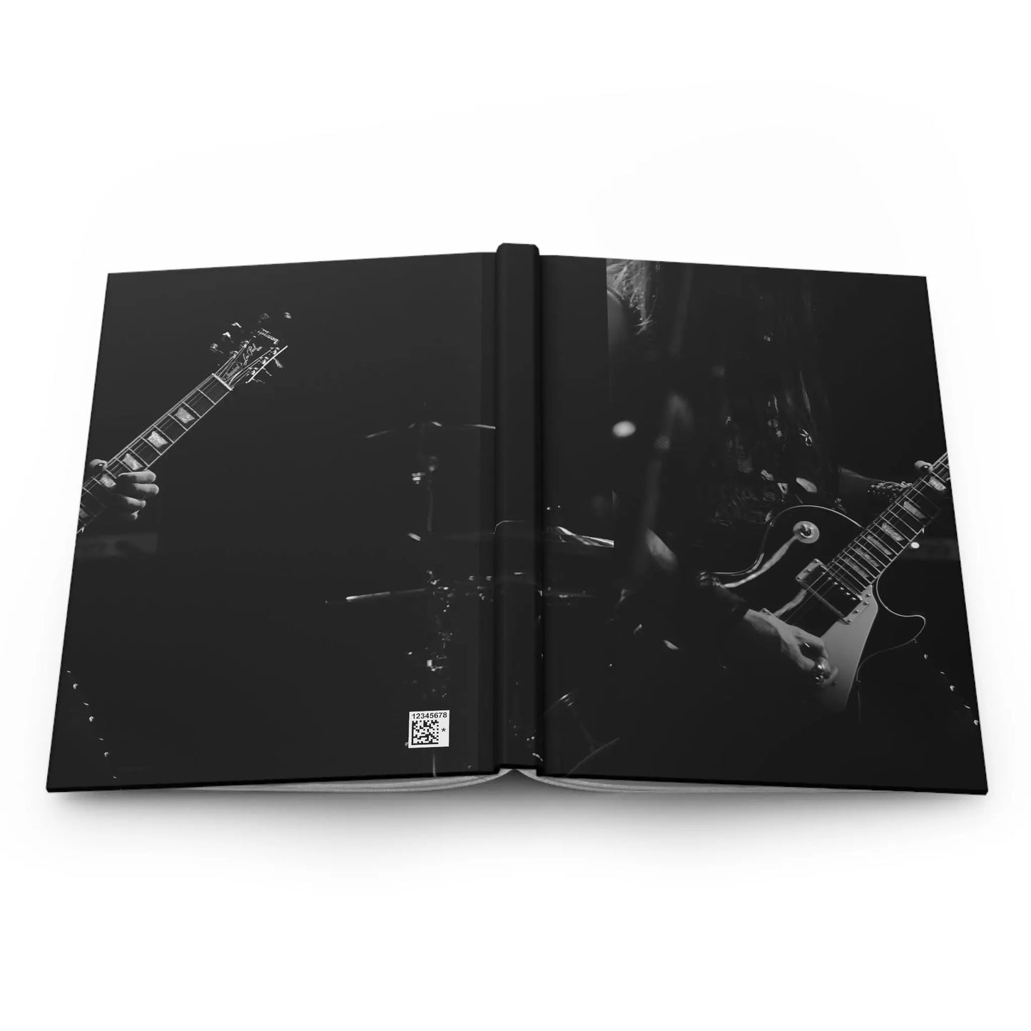 Guitar Groove Hardcover Journal Printify