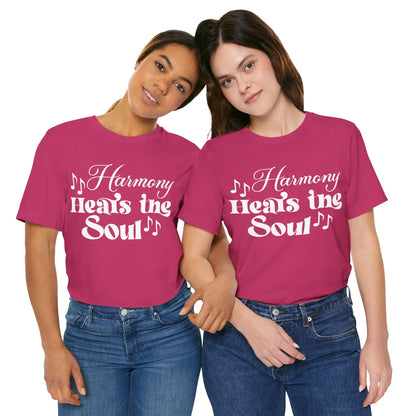 "Harmony Heats the Soul" Music Graphic T-Shirt: Feel the Warmth of Every Note Printify