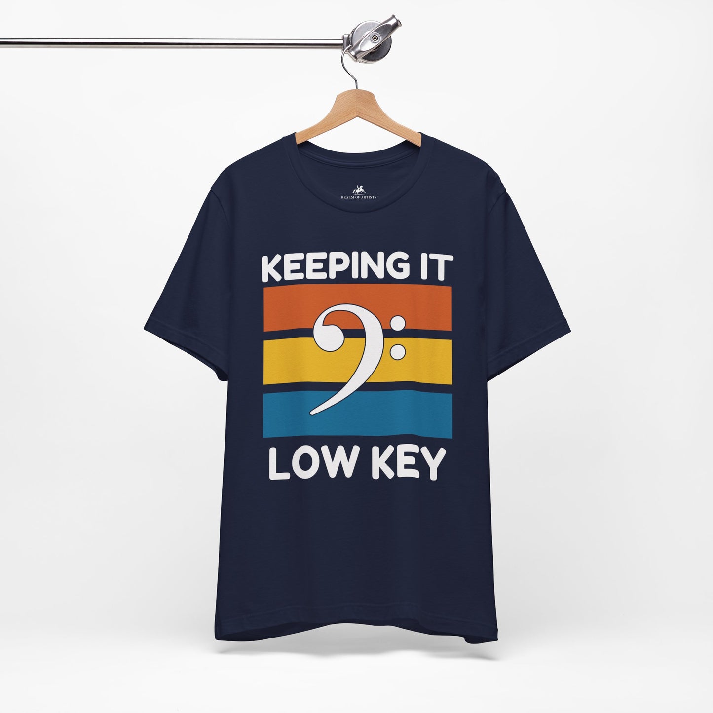 Keeping It Low Key Graphic Cotton T-Shirt - Trendy Short Sleeve Tee for Chill Vibes | Unique Design, Comfortable Fit, Premium Quality Printify