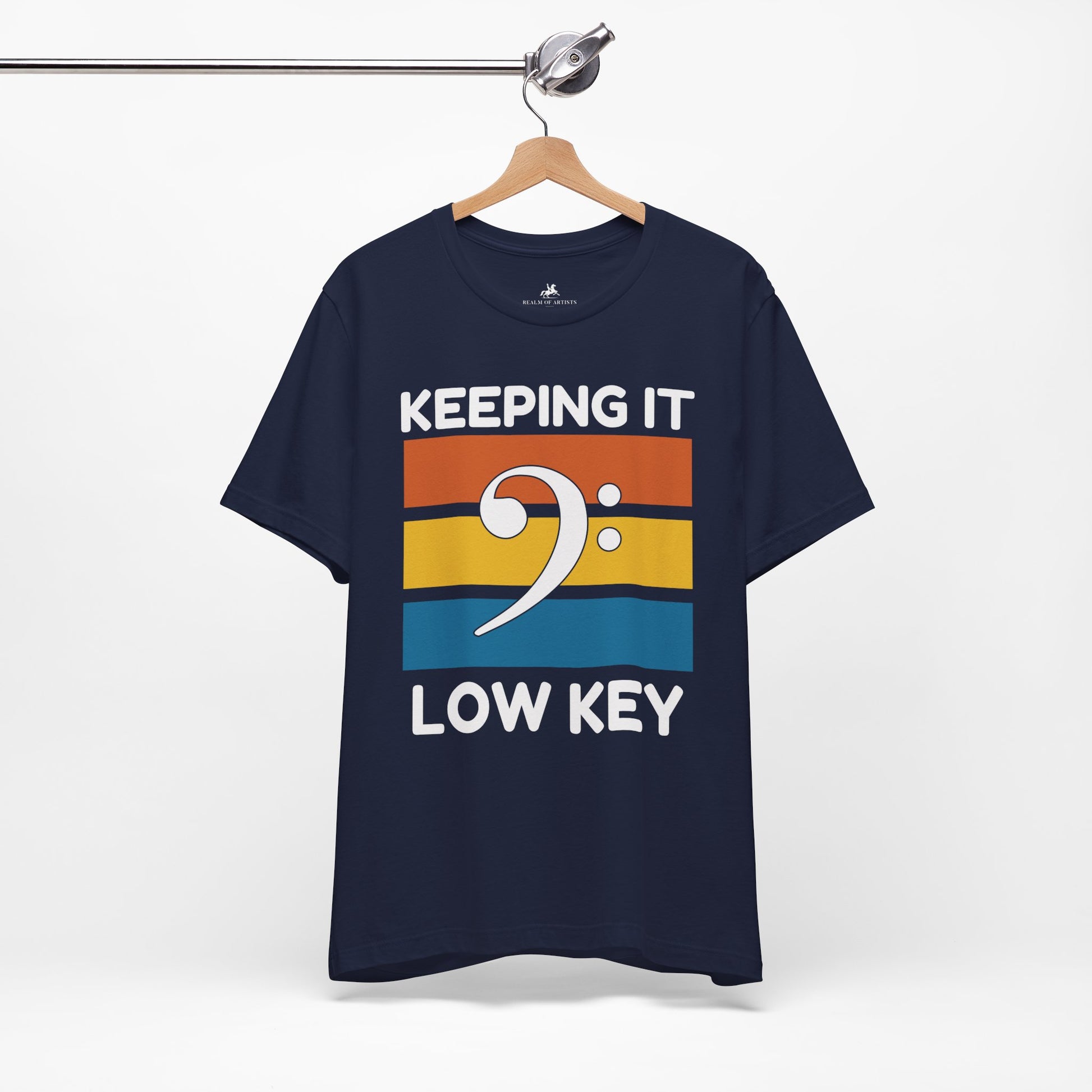 Keeping It Low Key Graphic Cotton T-Shirt - Trendy Short Sleeve Tee for Chill Vibes | Unique Design, Comfortable Fit, Premium Quality Printify