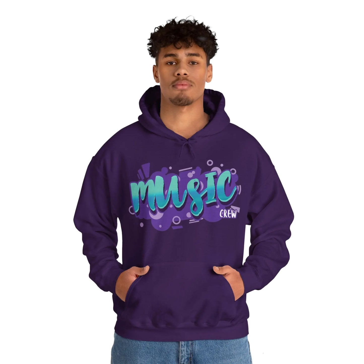 "Music Crew" Graphic Hoodie - Realm of Artists