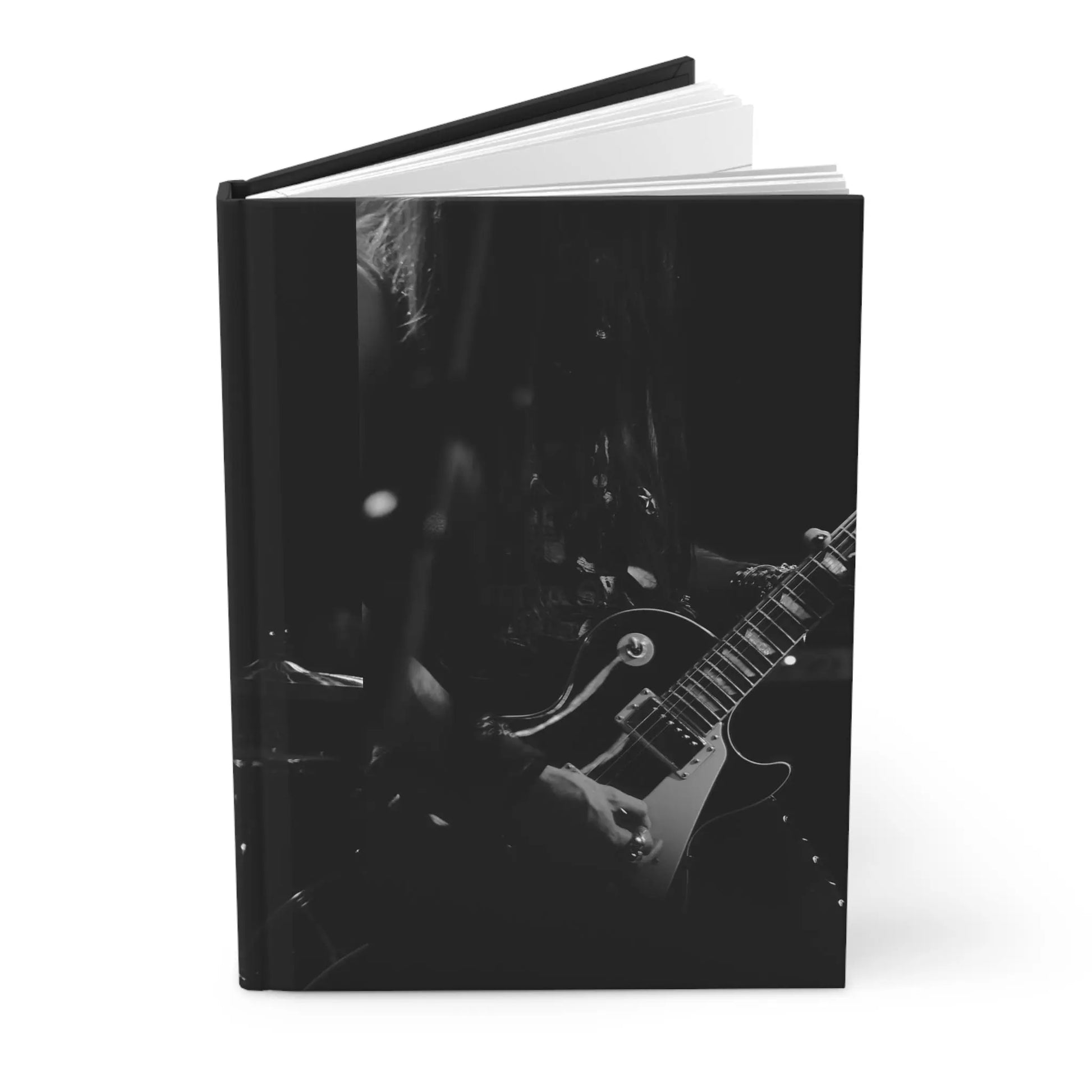 Guitar Groove Hardcover Journal Printify