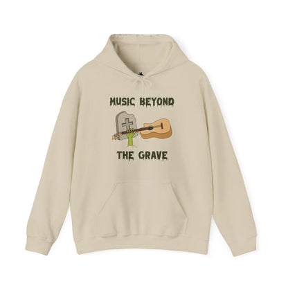 "Music Beyond the Grave" Graphic Hoodie - Eternal Melodies in Cozy Comfort Printify