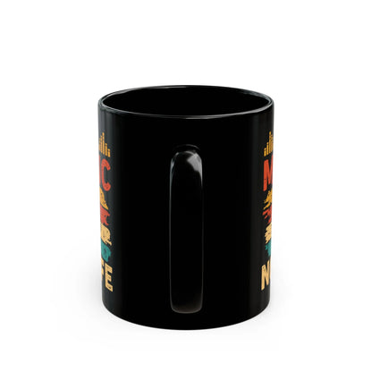 "No Music, No Life" Black Ceramic Mug – A Must-Have for Music Lovers Printify