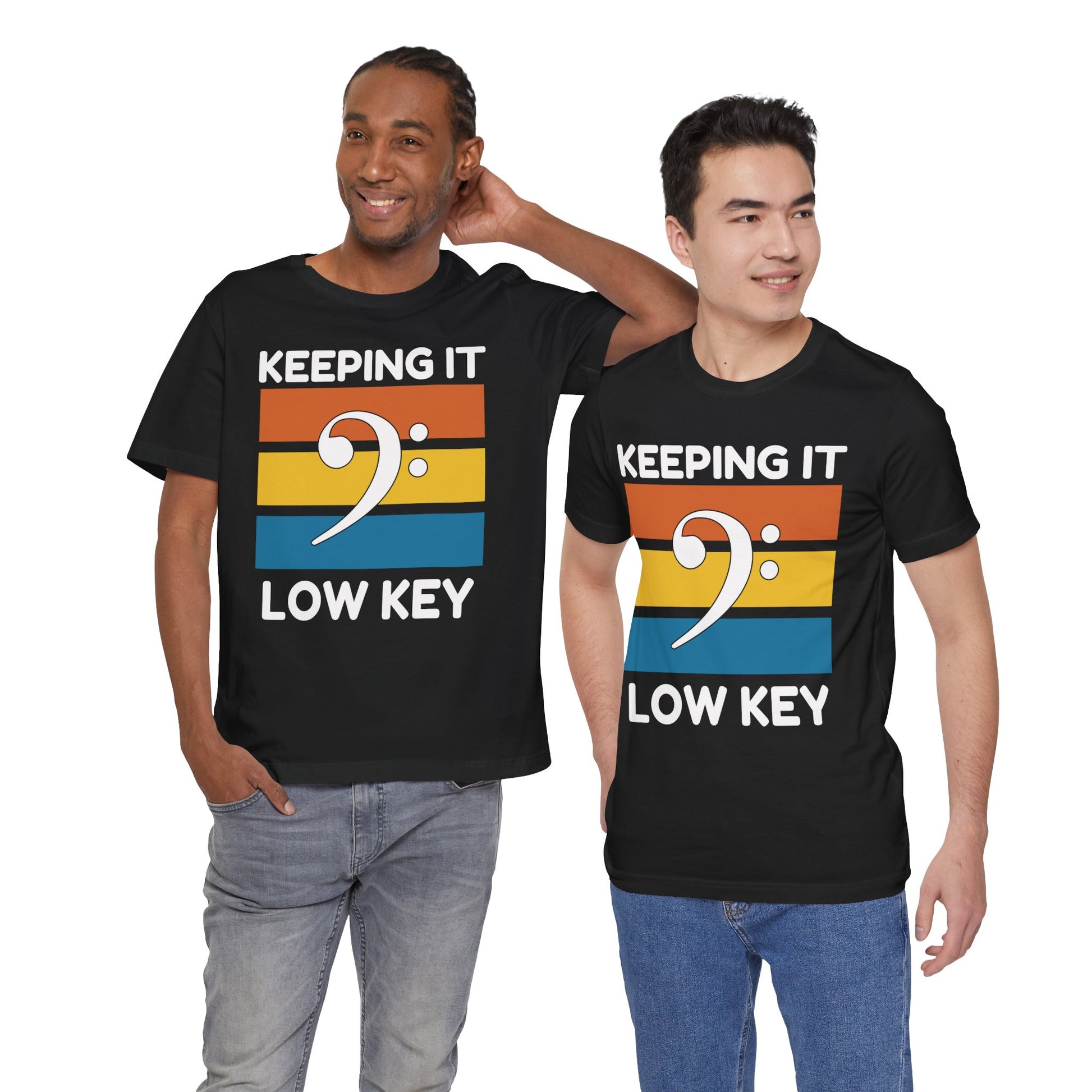 Keeping It Low Key Graphic Cotton T-Shirt - Trendy Short Sleeve Tee for Chill Vibes | Unique Design, Comfortable Fit, Premium Quality Printify