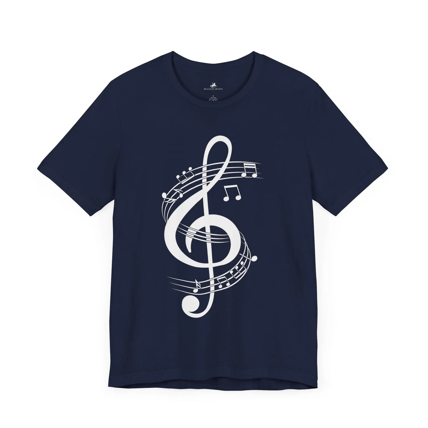 "Treble Clef" Music Graphic T-Shirt – Hit All the High Notes! Printify