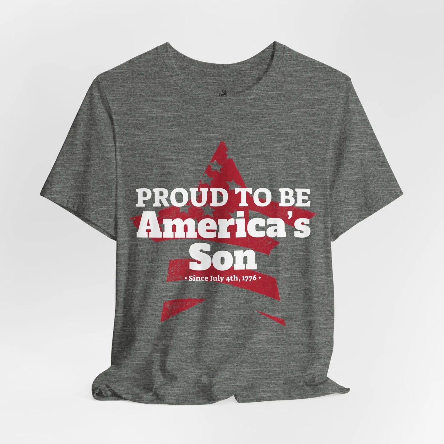 "Proud to be America's Son" T-shirt: Embrace Your Patriotic Style! Printify