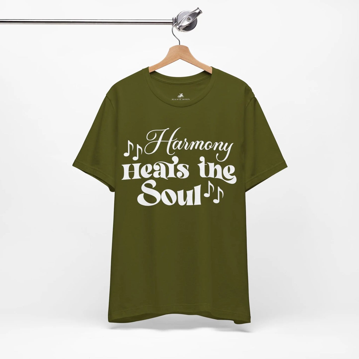 "Harmony Heats the Soul" Music Graphic T-Shirt: Feel the Warmth of Every Note Printify