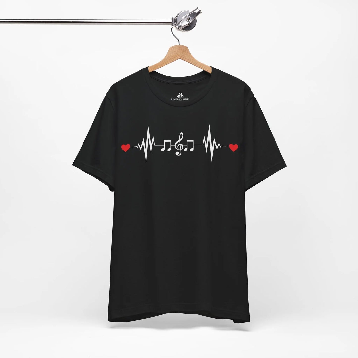 "Music Heartbeat" Graphic T-Shirt – Where Music Meets Life's Pulse Printify