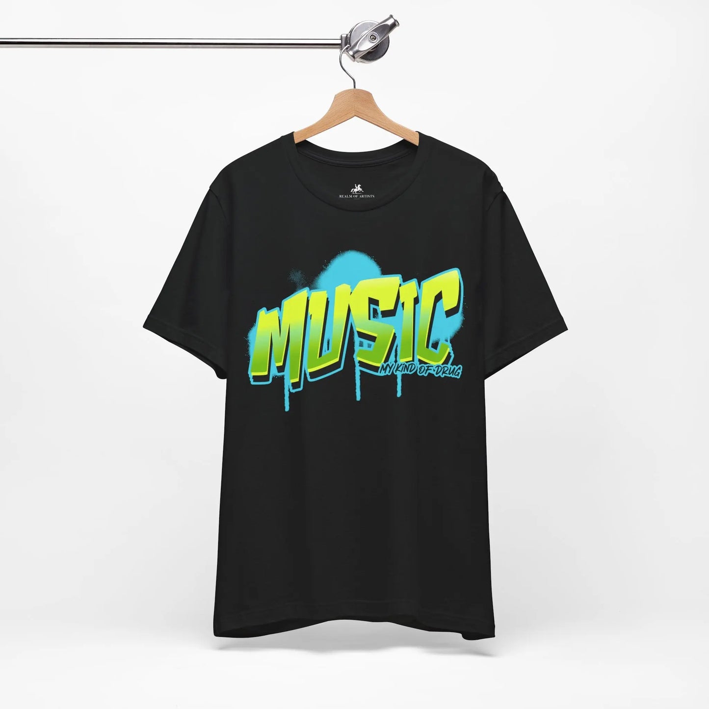 Music: My Kind of Drug Cotton T-Shirt - Cool Graphic Tee for Music Lovers | Custom Designer Print Printify