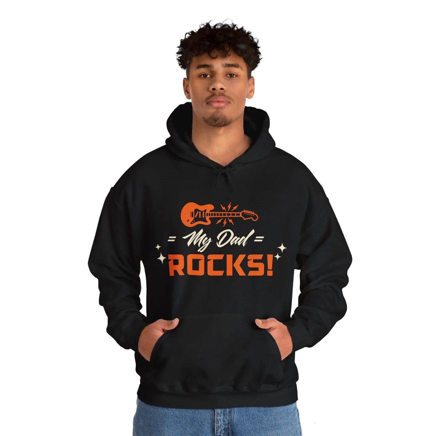 My Dad Rocks Graphic Hoodie - Cozy Tribute and Stylish Comfort Printify