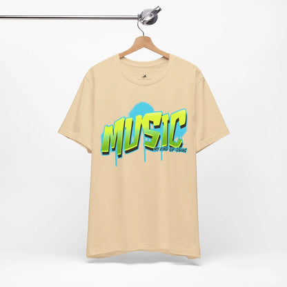 Music: My Kind of Drug Cotton T-Shirt - Cool Graphic Tee for Music Lovers | Custom Designer Print Printify