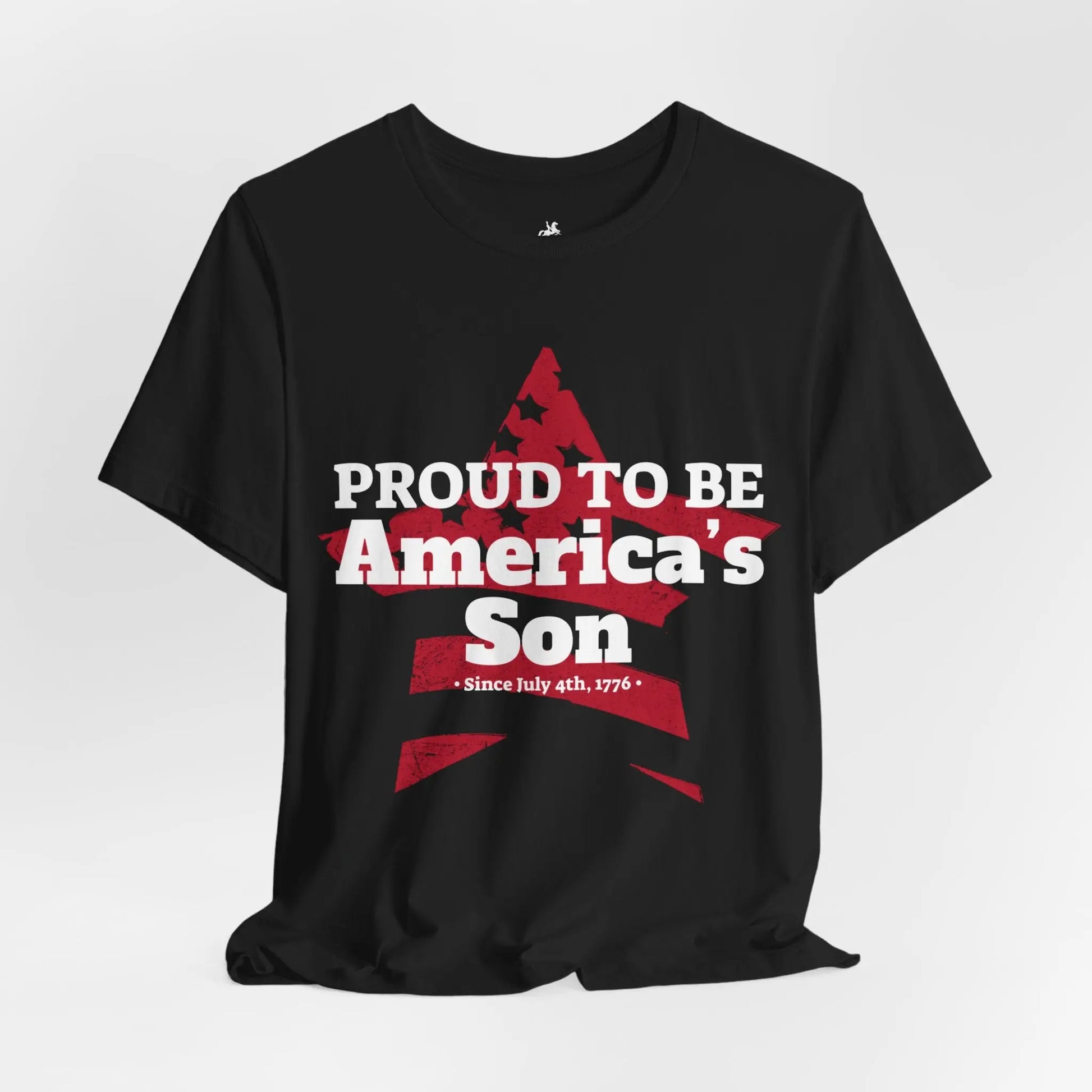 "Proud to be America's Son" T-shirt: Embrace Your Patriotic Style! Printify