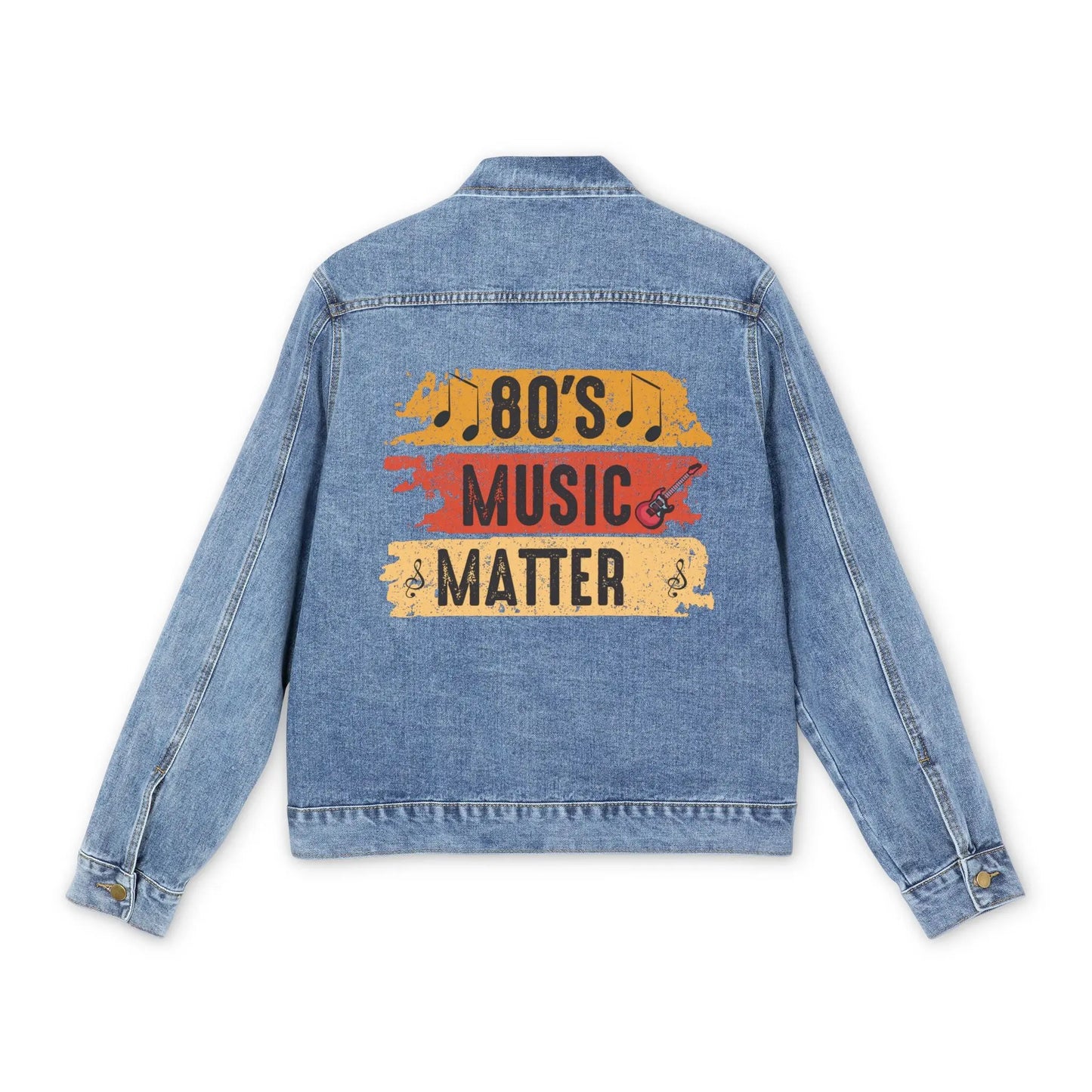 80's Music Matter Denim Jacket Printify