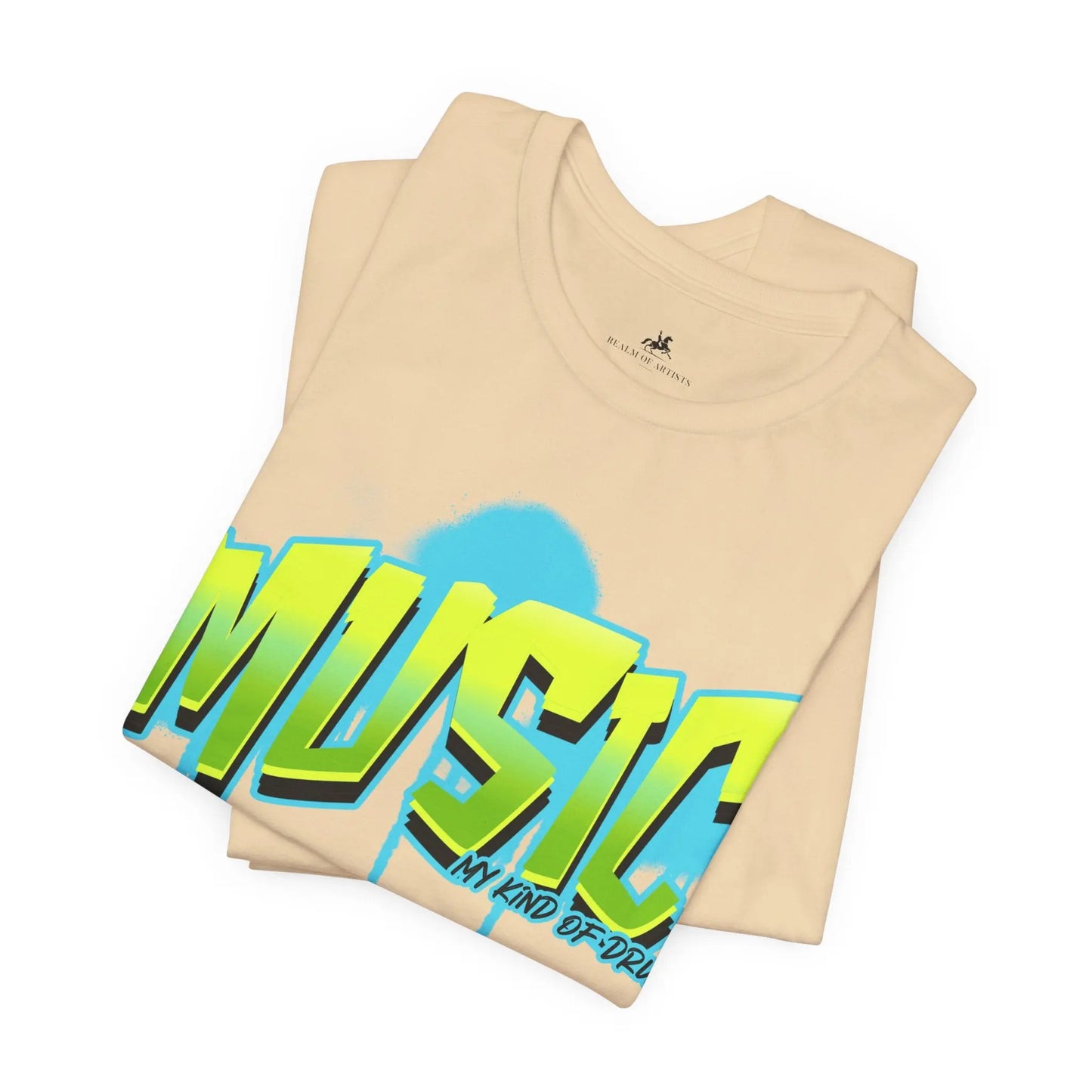 Music: My Kind of Drug Cotton T-Shirt - Cool Graphic Tee for Music Lovers | Custom Designer Print Printify