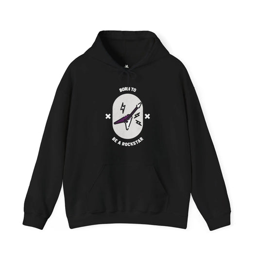 "Born to Be a Rockstar" Graphic Hoodie - Realm of Artists