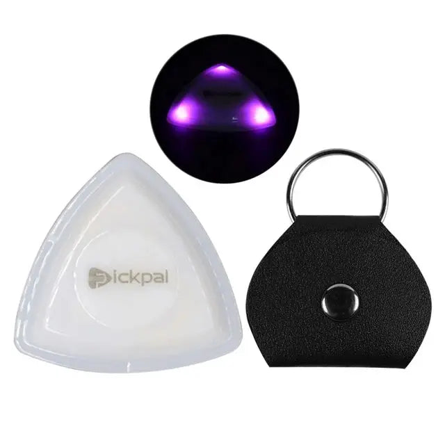 Guitar Touch Luminous Pick - Portable Glowing LED Plectrum for Guitarists and Ukulele Players - Realm of Artists