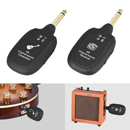 Built-in Rechargeable Wireless Guitar Transmitter: Elevate Your Music Experience - Realm of Artists