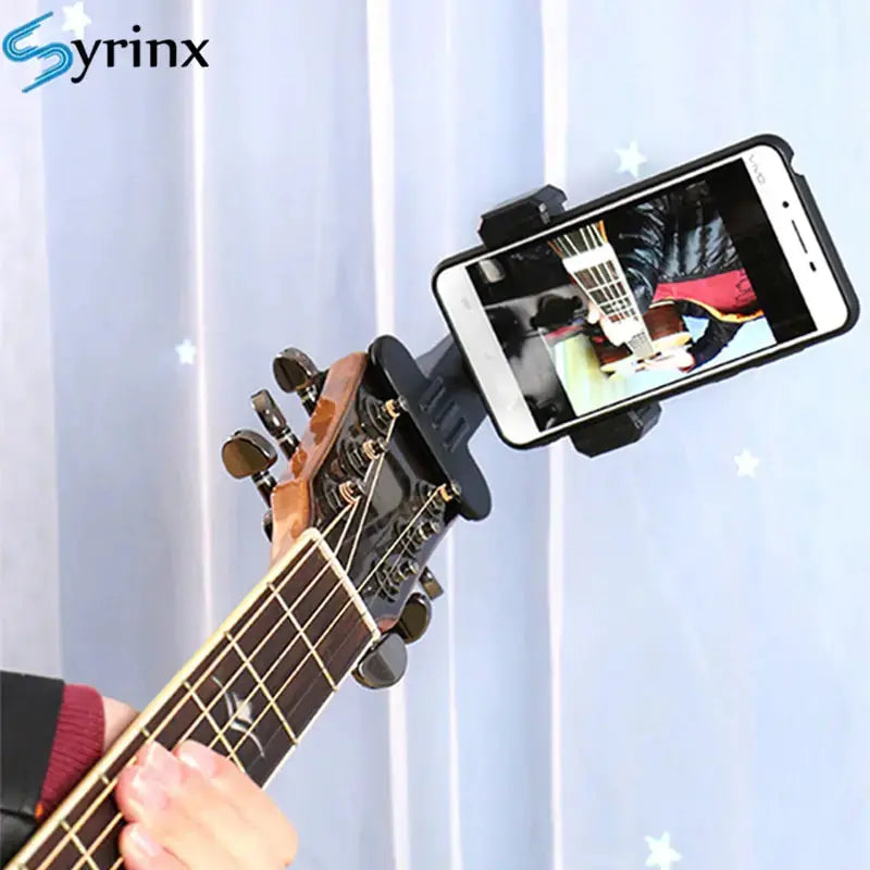 Guitar Head Mobile Phone Clip: Elevate Your Musical Performances and Content Creation! - Realm of Artists