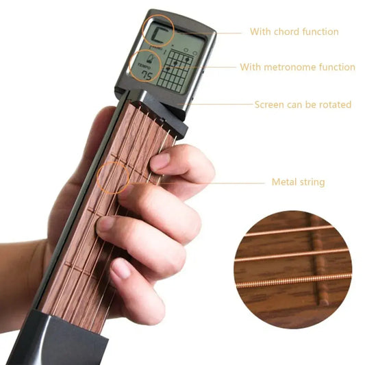 SOLO Portable Guitar Chord Trainer with LCD Display: Your Ultimate Practice Tool - Realm of Artists